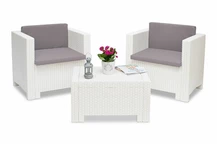 Ensemble de balcon Colorado Terrace 2 blanc Bica
