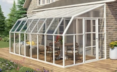 Jardin d’hiver Sun Room Palram - Canopia 2,58 x 5,08 m blanc