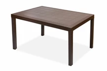 Table en polyrotin marron Houston