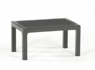 Table en rotin marron Texas