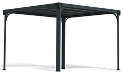 Tonnelle de jardin en aluminium Milano Palram - Conopia 3 x 3 m Heat Block anthracite