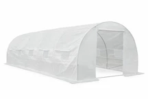 Polytunnel à ossature métallique 3x8m blanc