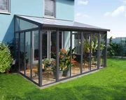 Véranda Véranda Sanremo Palram 3 x 4,25 m gris