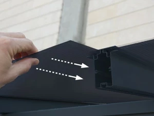Panneaux en polycarbonate    imperméable, grâce à 