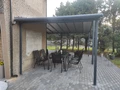 Auvent de terrasse en aluminium Sierra Palram - Canopia 3 x 5,46 m anthracite Heat Block