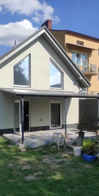 Auvent de terrasse en aluminium Sierra Palram - Canopia 3 x 5,46 m anthracite Heat Block